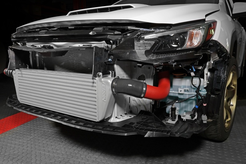 Subaru WRX Front Mount Intercooler - Perrin Performance - Red Tubes & Silver Core - `22-`25